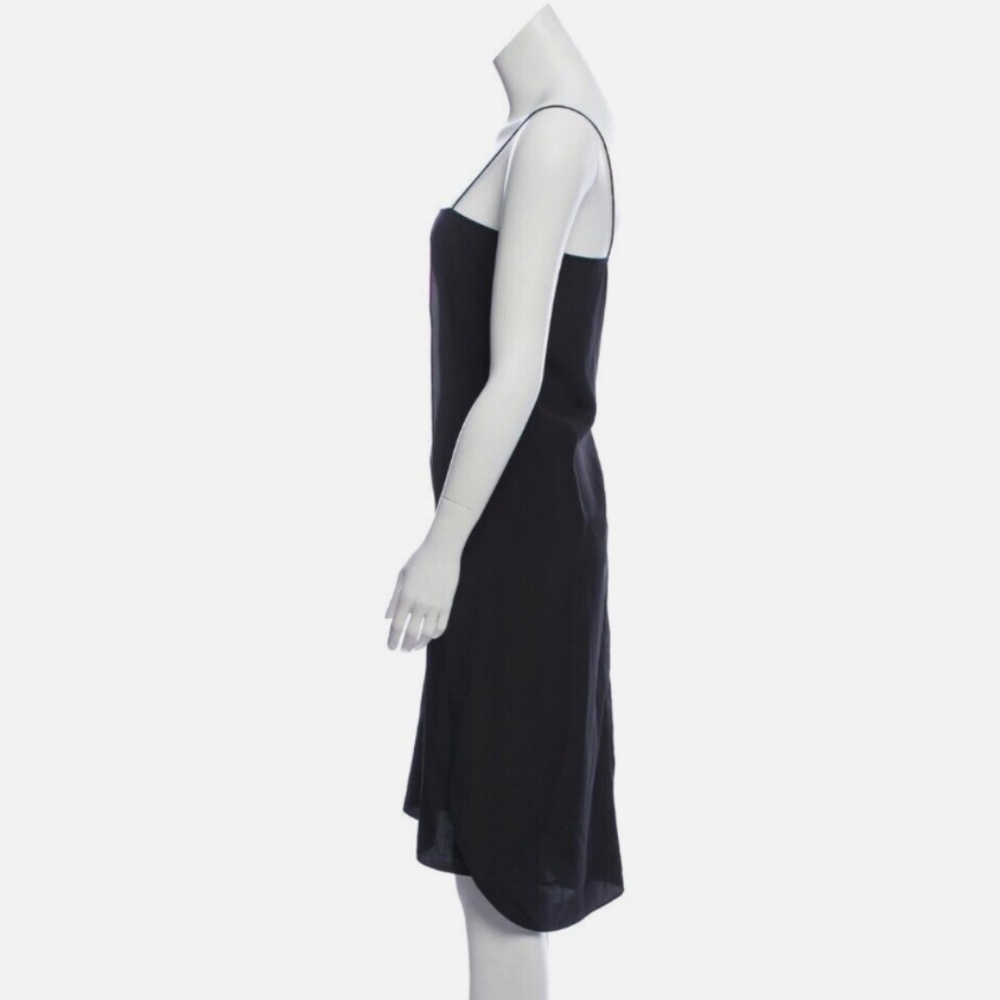 ★100% Authentic!! TOTÊME Girona Layered Silk Dress Black M★ - Picture 4 of 8